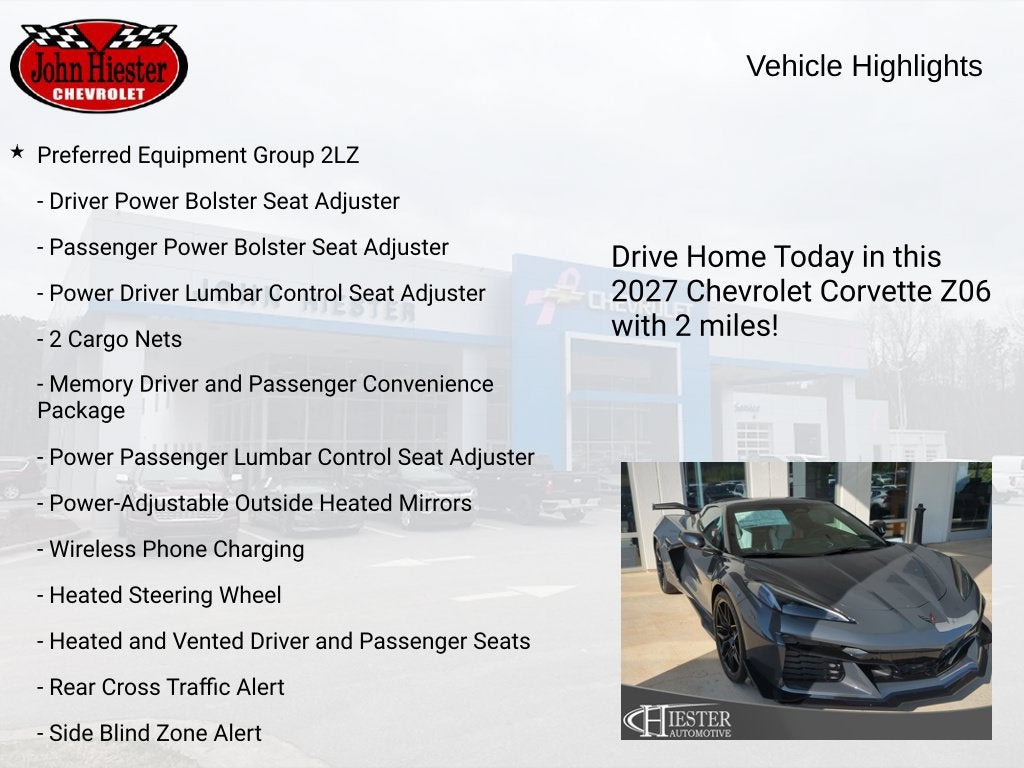 2027 Chevrolet Corvette Z06 2LZ