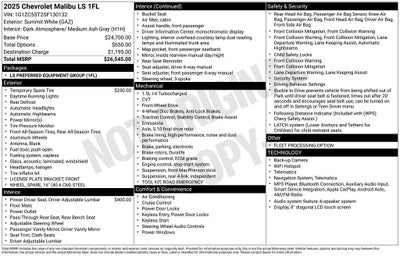 2025 Chevrolet Malibu FL