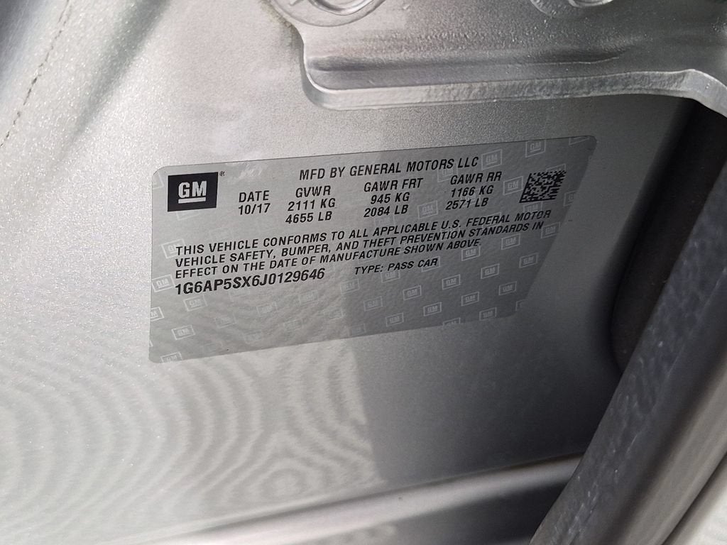 2018 Cadillac CTS RWD