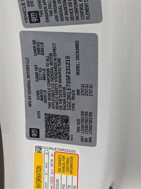 2025 Chevrolet Silverado 2500 HD WT