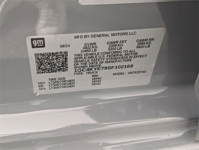 2025 Chevrolet Silverado 2500 HD ZR2