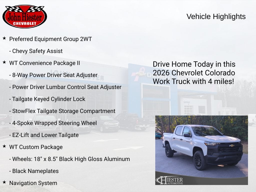 2026 Chevrolet Colorado WT