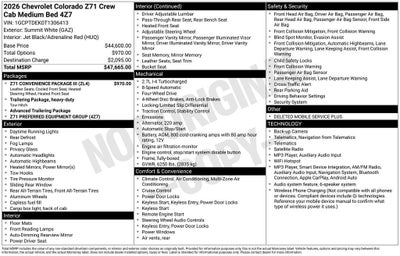 2026 Chevrolet Colorado Z71