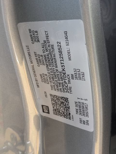 2026 Chevrolet Colorado Z71