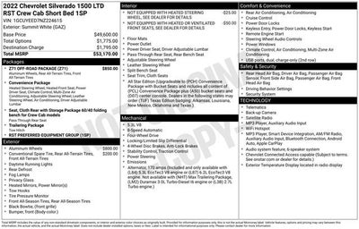 2022 Chevrolet Silverado 1500 LTD RST