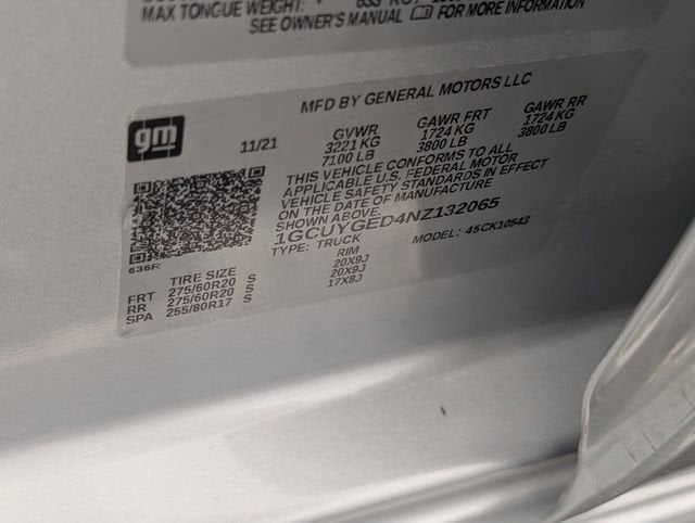 2022 Chevrolet Silverado 1500 LTD LTZ