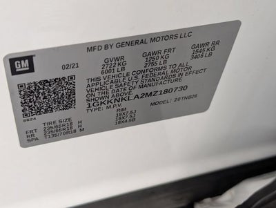 2021 GMC Acadia SLE