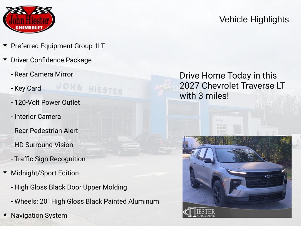 2027 Chevrolet Traverse LT
