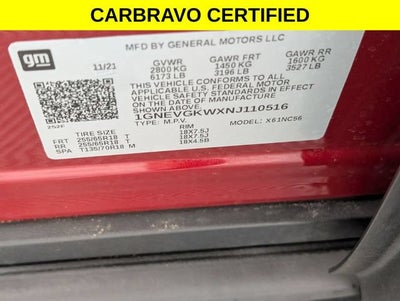 2022 Chevrolet Traverse LT Cloth