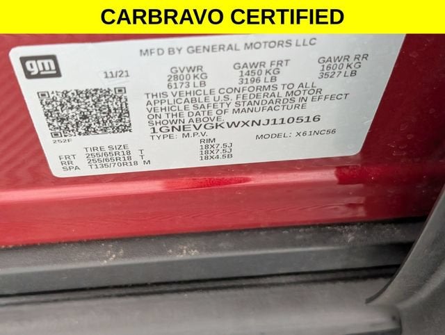 2022 Chevrolet Traverse LT Cloth