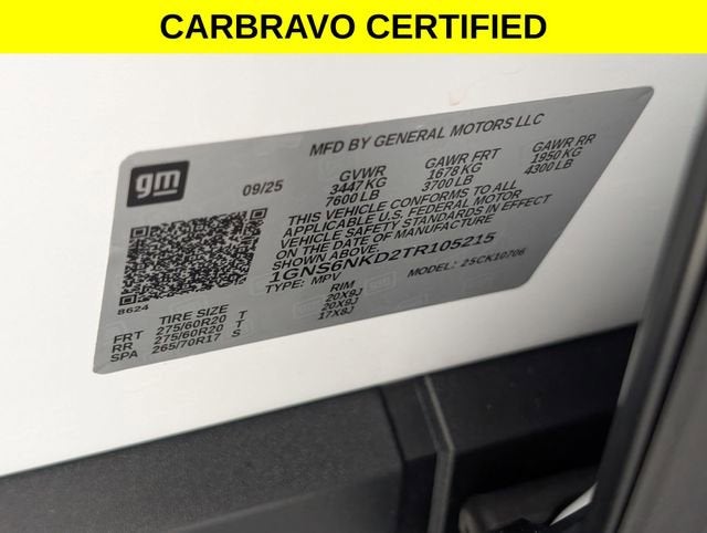 2026 Chevrolet Tahoe LT