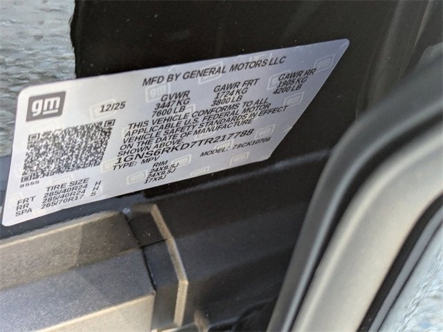 2026 Chevrolet Tahoe RST