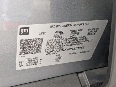 2023 Chevrolet Tahoe Premier