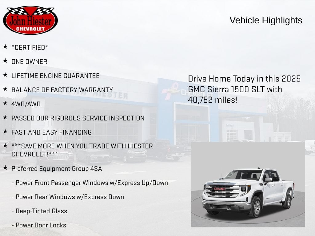 2025 GMC Sierra 1500 SLT