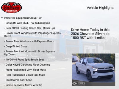 2026 Chevrolet Silverado 1500 RST