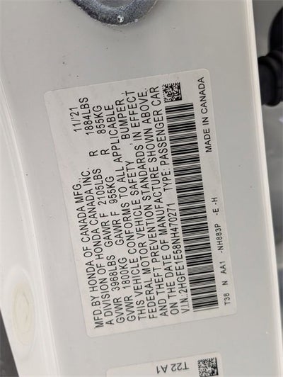 2022 Honda Civic Si SI