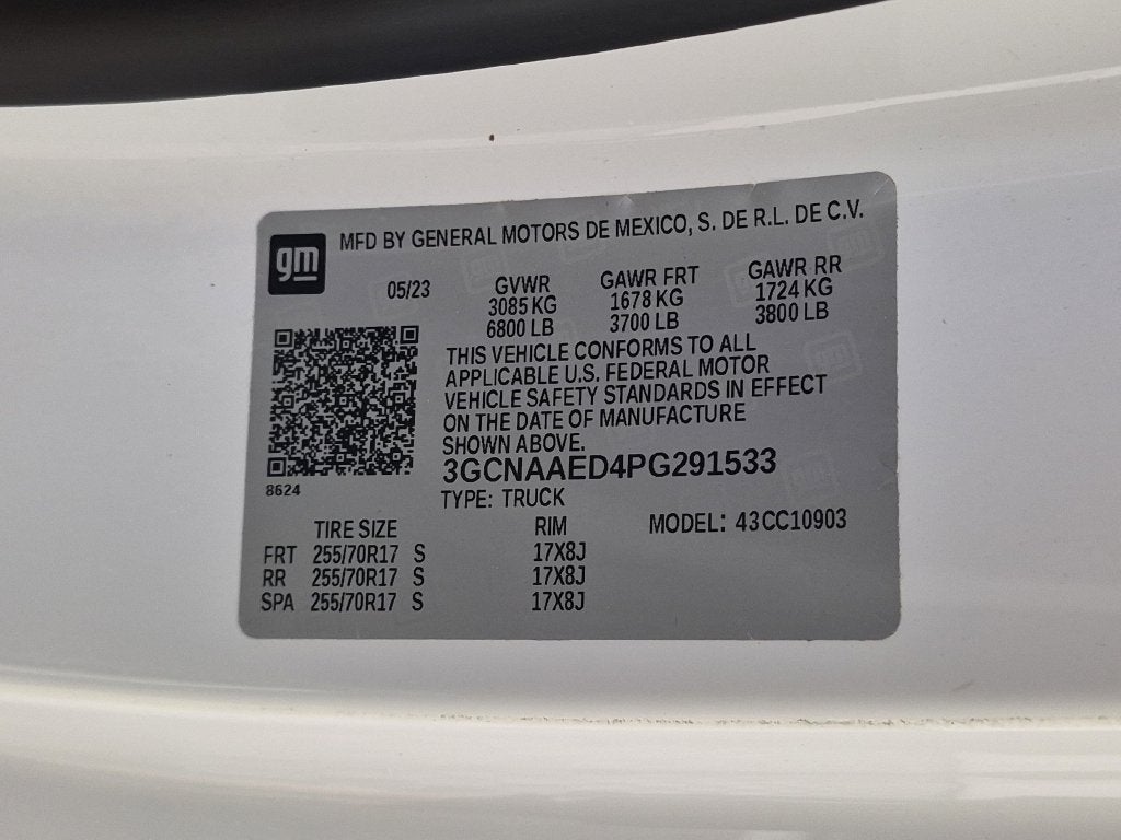 2023 Chevrolet Silverado 1500 Work Truck