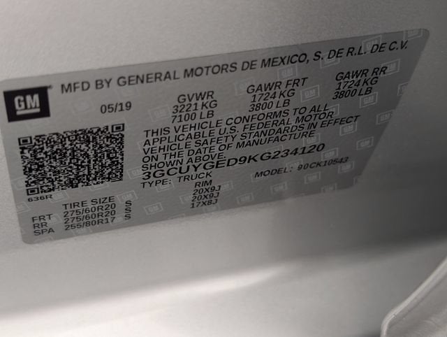 2019 Chevrolet Silverado 1500 LTZ