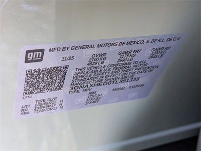 2026 Chevrolet Equinox LT