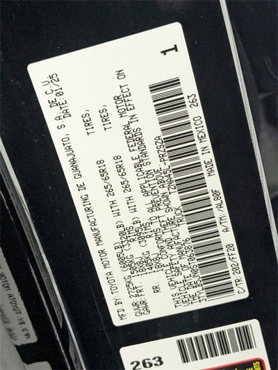 2025 Toyota Tacoma 4WD SR