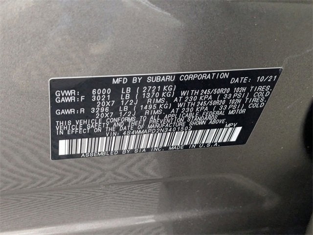 2022 Subaru Ascent Limited