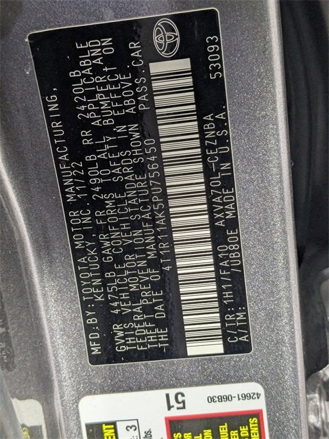 2023 Toyota Camry LE