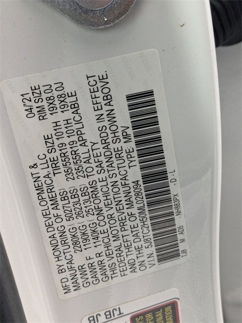 2021 Acura RDX w/Technology Package