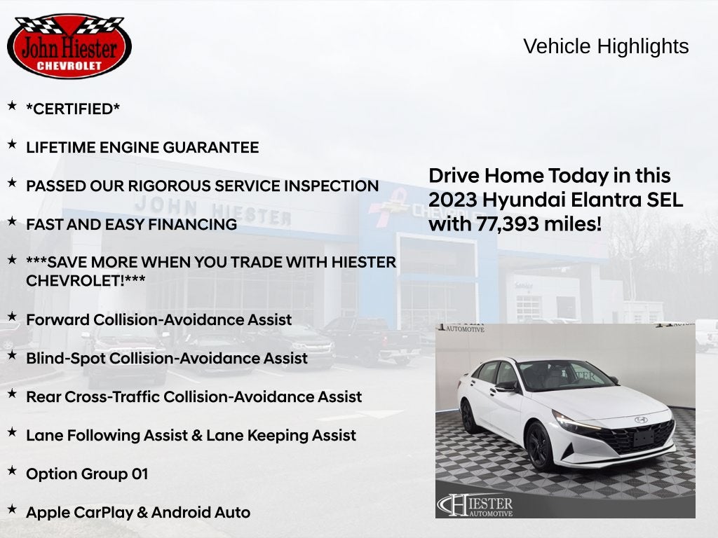 2023 Hyundai Elantra SEL