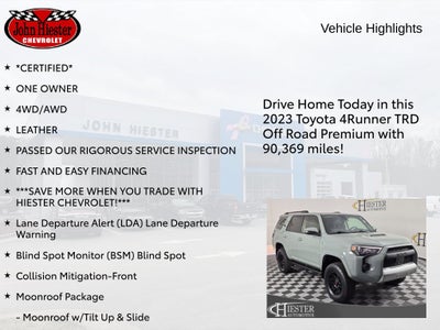 2023 Toyota 4Runner TRD Off Road Premium