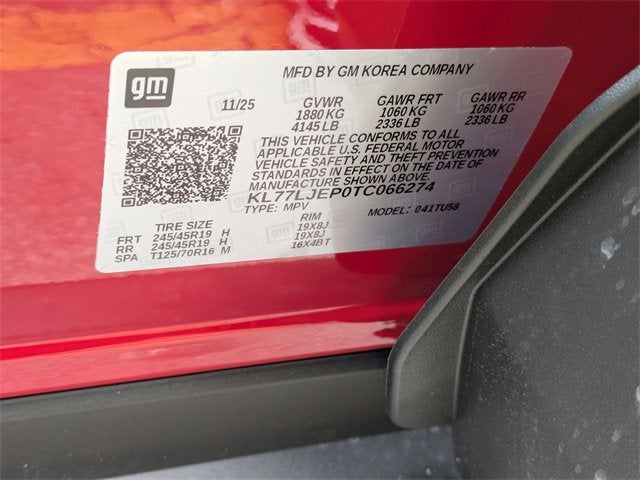 2026 Chevrolet Trax 2RS