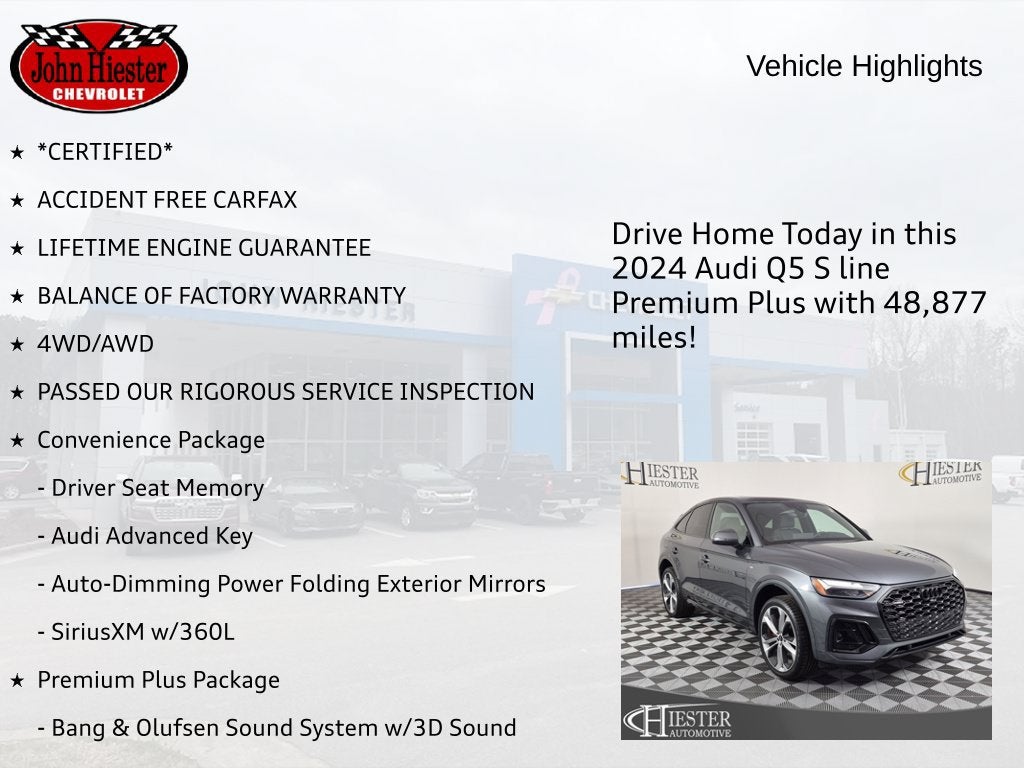 2024 Audi Q5 Sportback S line Premium Plus
