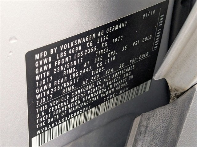 2018 Volkswagen Tiguan Limited BASE