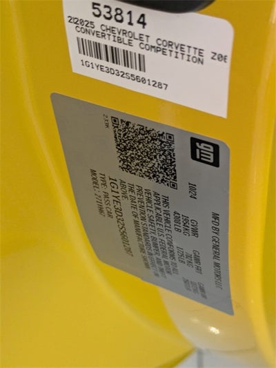 2025 Chevrolet Corvette Z06 2LZ