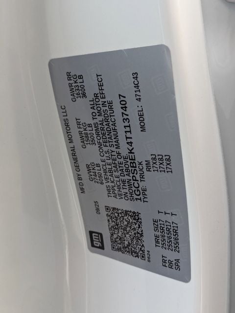 2026 Chevrolet Colorado Work Truck