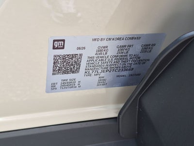 2026 Chevrolet Trax 2RS