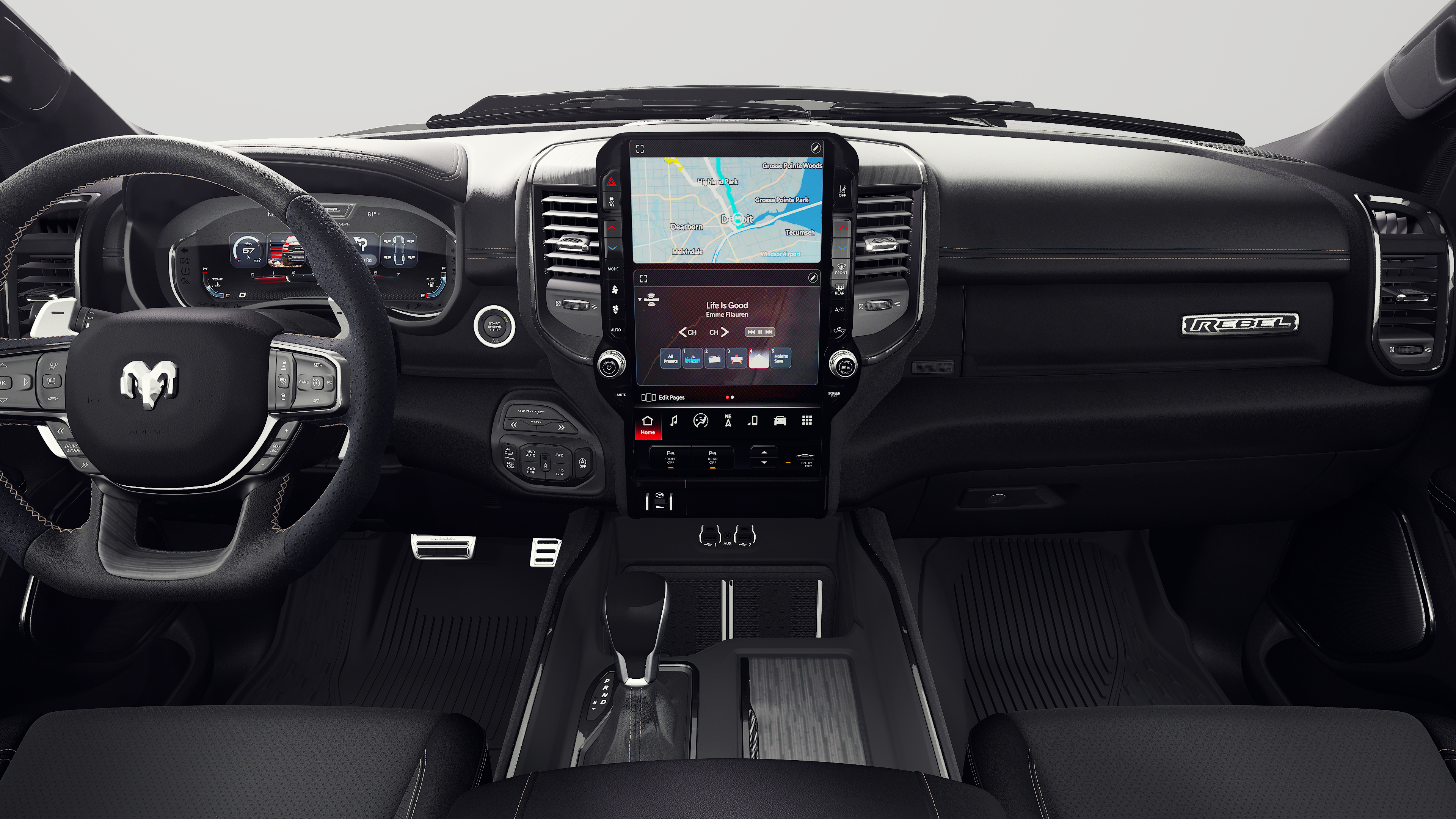 2027 RAM 1500 RAM 1500 REBEL CREW CAB 4X4 5'7' BOX