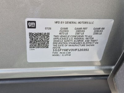 2027 Chevrolet Bolt EV LT
