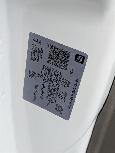 2024 Chevrolet Express 2500 Work Van Cargo