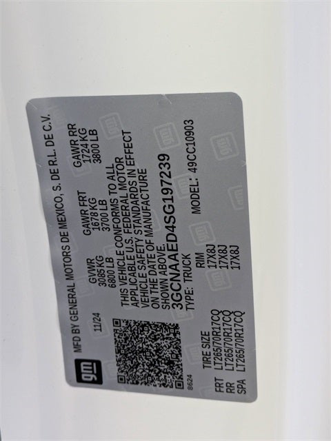 2025 Chevrolet Silverado 1500 WT