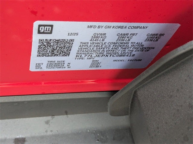 2026 Chevrolet Trax 2RS