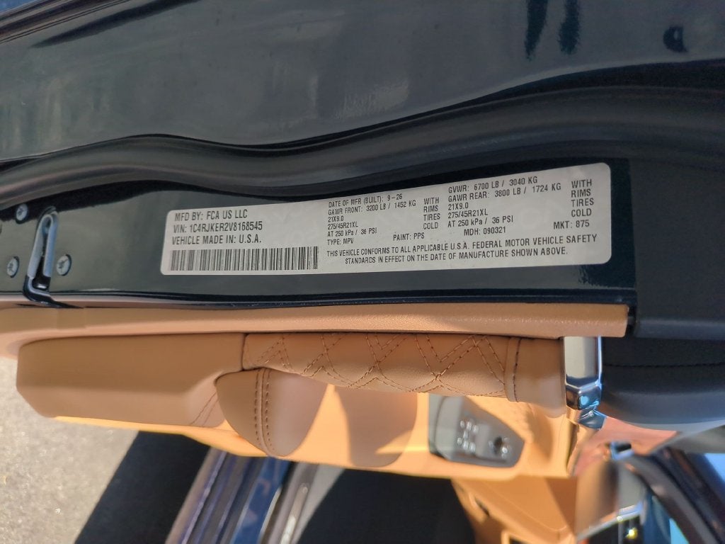 2027 Jeep Grand Cherokee L Summit