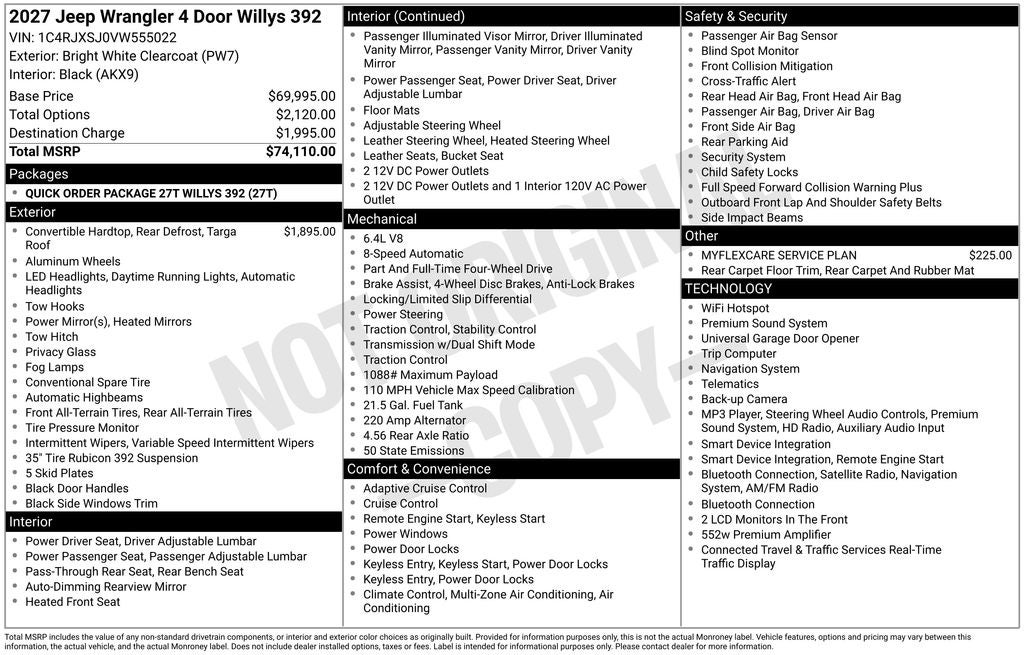 2027 Jeep Wrangler Moab 392