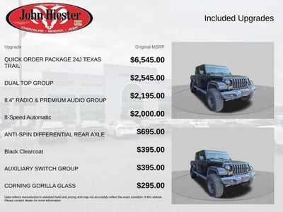 2022 Jeep Gladiator Texas Trail