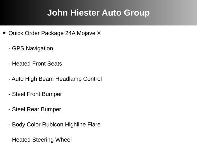 2025 Jeep Gladiator Mojave