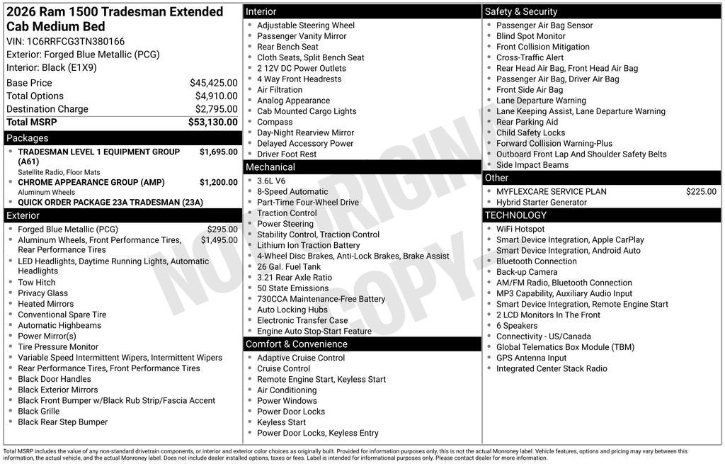 2026 RAM 1500 Tradesman