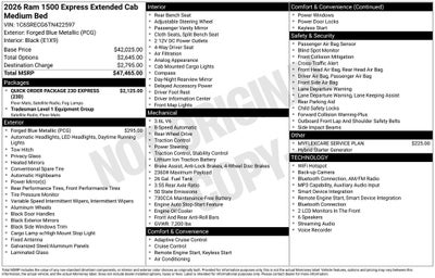 2026 RAM 1500 Express