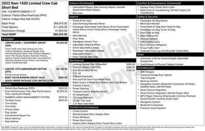 2022 RAM 1500 Limited