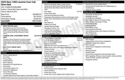 2025 RAM 1500 Laramie