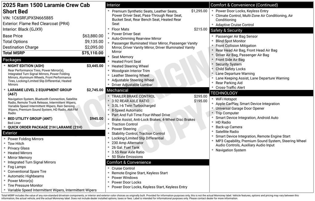 2025 RAM 1500 Laramie