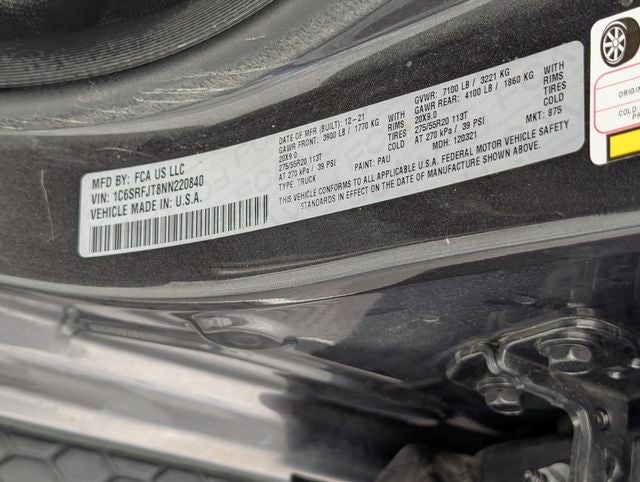 2022 RAM 1500 Laramie